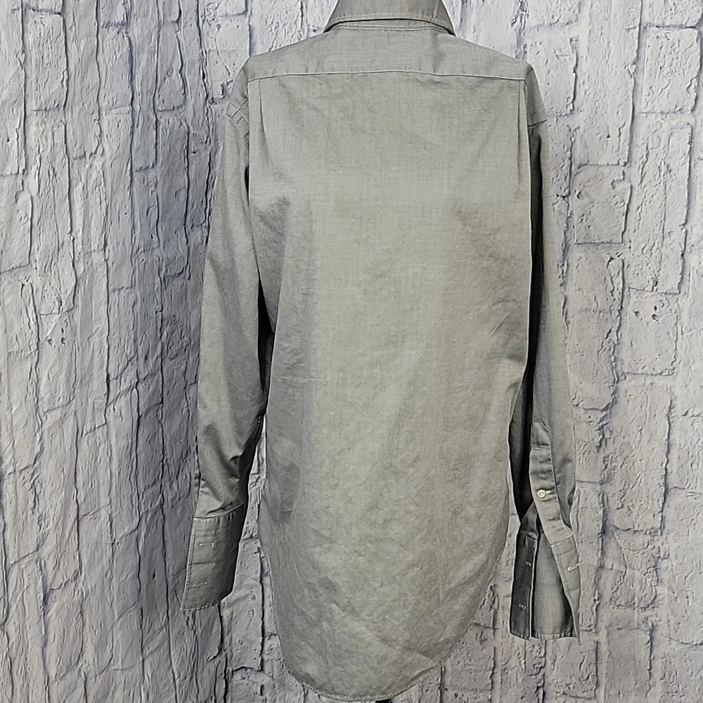 POLO RALPH LAUREN Black and White Philip Button Up Men's Dress Shirt 15-32 - Picture 6 of 7